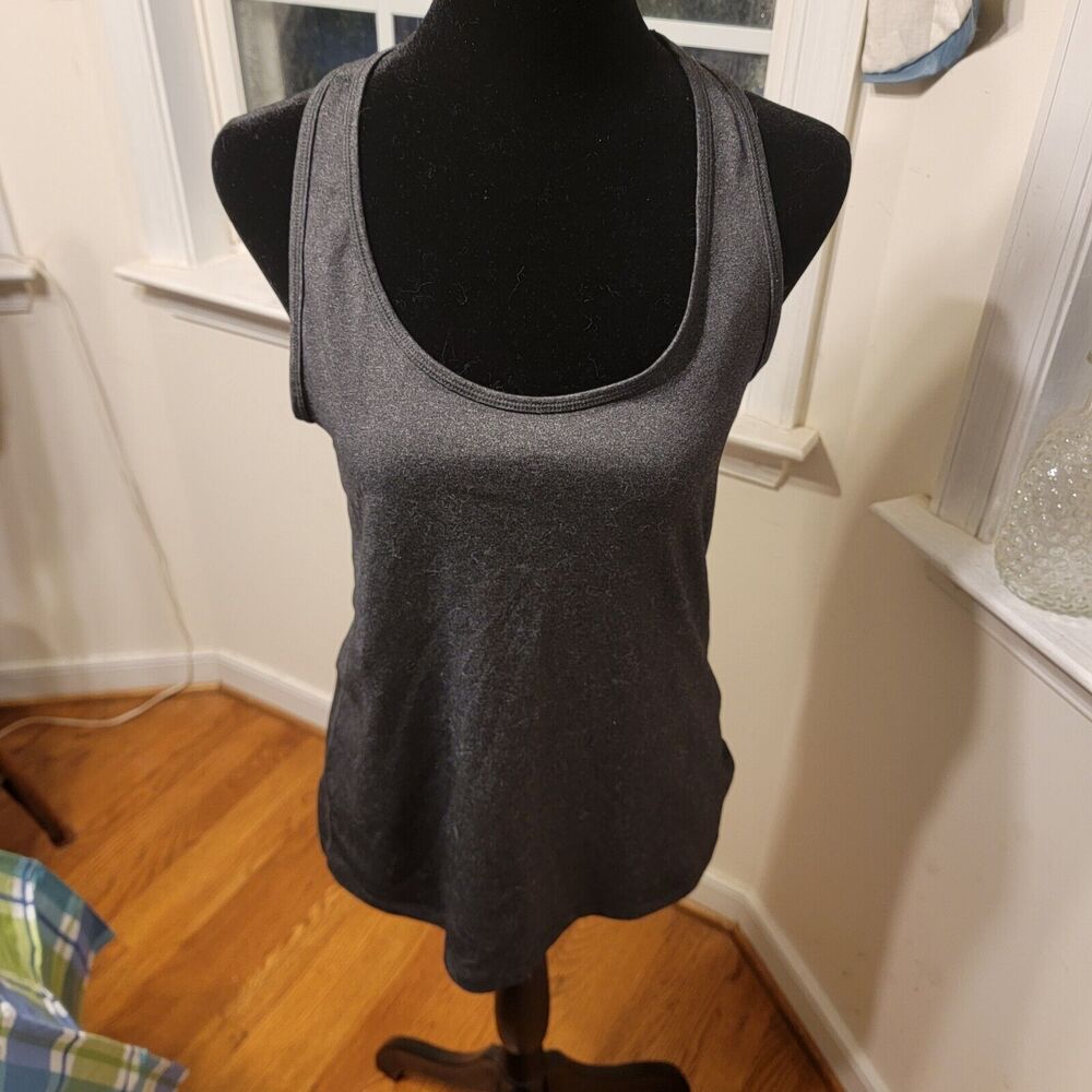 90‎ Degree by Reflex Tank Top, Women's Size Medium, Gray, Racerback, Activewear